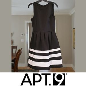 Striped Fit and Flare Dress